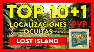 ✅Las MEJORES localizaciones OCULTAS y sitios escondidos para CONSTRUIR BASE I LOST ISLAND - PVP 2022