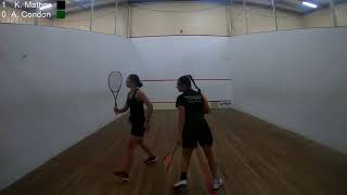 2020 Mackay Junior Open - Amy Condon V Kurstyn Mather - u/19 Girls