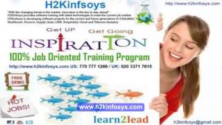 Professional Java online Training | WebServices SOAP SOA RestFul Services raining from H2Kinfosys