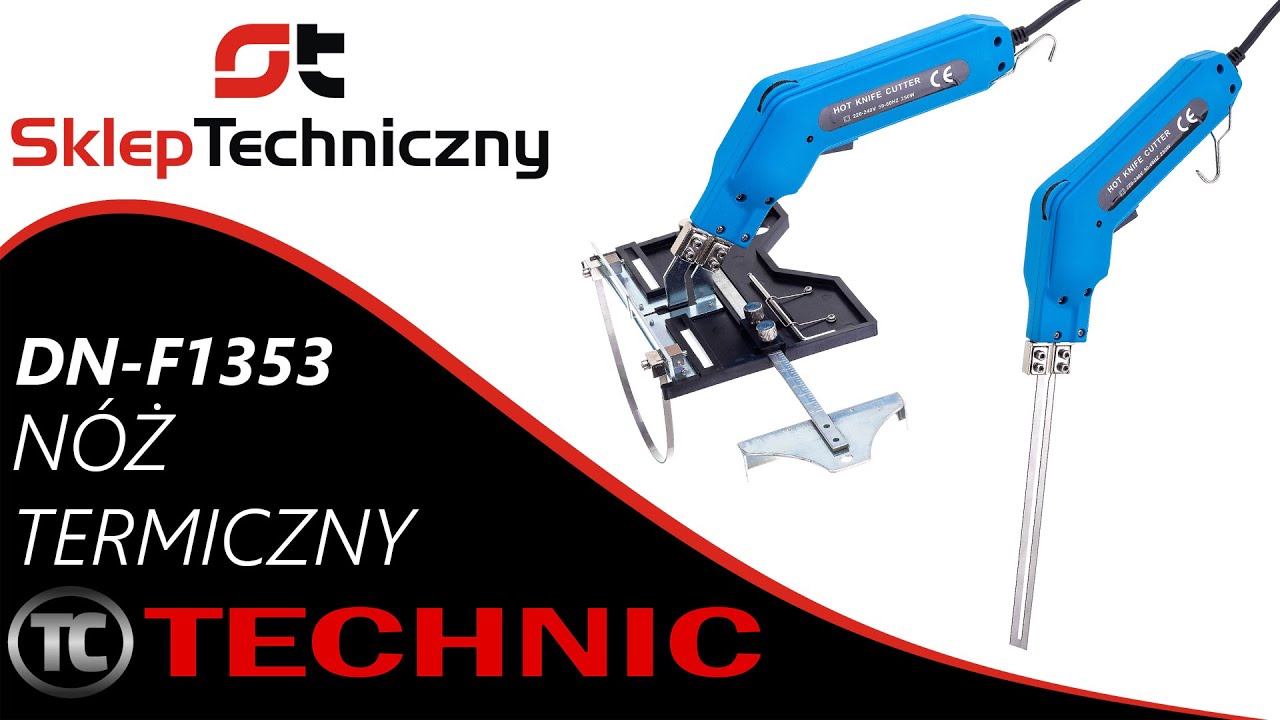 Nóż termiczny do styropianu - TECHNIC DN-F1353 - Skleptechniczny.pl