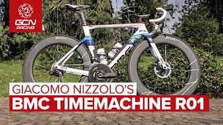 Giacomo Nizzolo's BMC Timemachine R01 Aero Bike | The Most Bling Bike In The Bunch