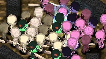 Unity3D Mecanim Animation NavMashAgent Many vs Many AI Test