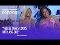 VEEKEE JAMES cooks with Aso Oke - Just Adetoun | WHAT’S POPPING BY CLOUT AFRICA