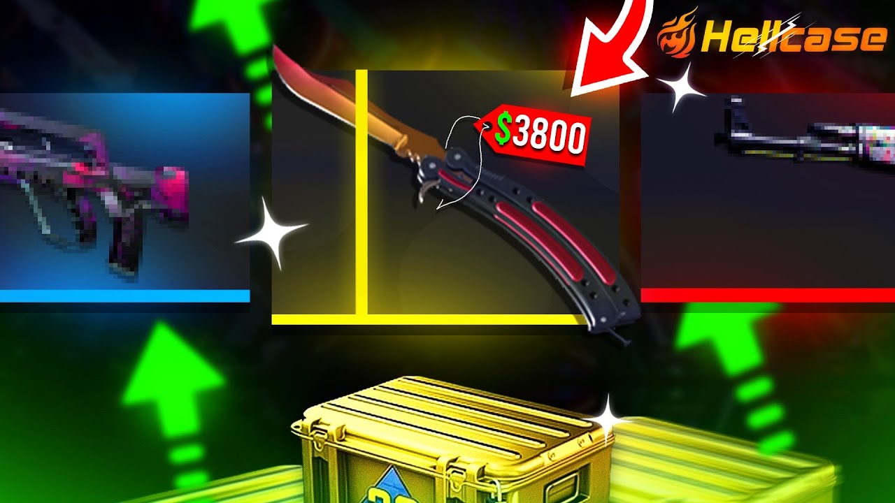 3800 DOLAR KELEBEK FADE KATLADIM! - HELLCASE PROMO CODE