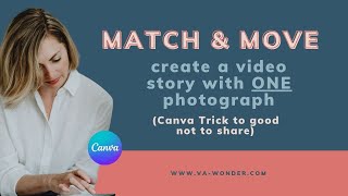 Turn One Photo into a Moving Video Story in Canva | Match & Move Tutorial (2025)  #80 screenshot 1