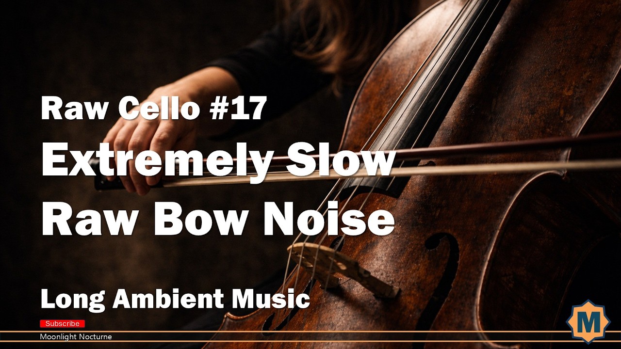 RAW CELLO #17 – Extremely Slow Raw Bow Noise (8H)