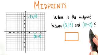 Midpoints - College Algebra
