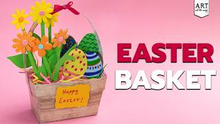 Diy Easter Basket 🐣 | Cute Paper Basket For Easter Gifts