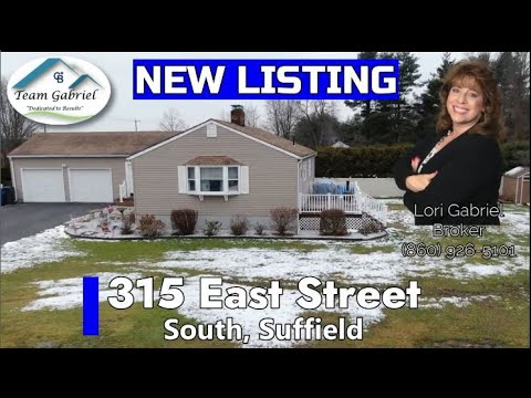 315 East Street South, Suffield, CT home video tour