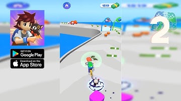 Monster Trainer Runner 3D Gameplay Part 2 - Level 8 ~ 27 (Android, IOS)