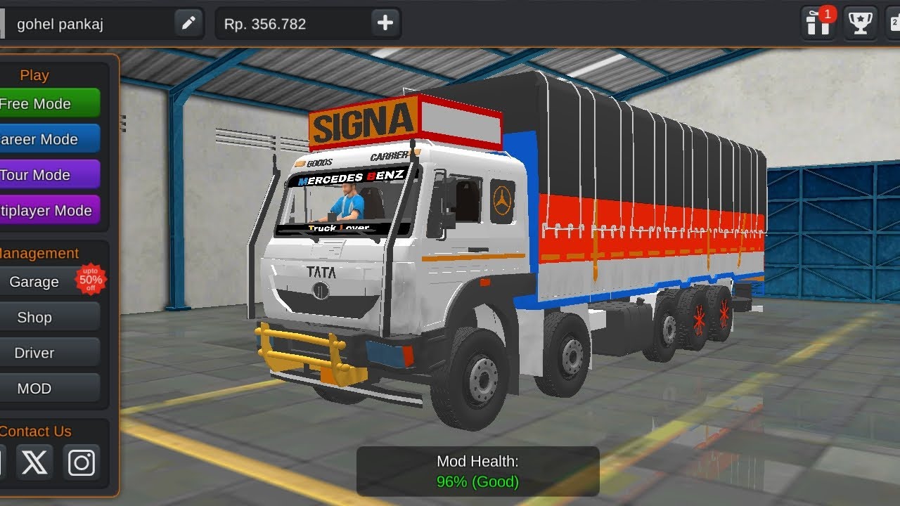 India TATA track mod geming videos