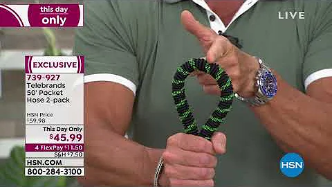 Telebrands 50' Pocket Hose 2pack