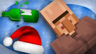 1 ЯНВАРЯ В ДЕРЕВНЕ ЖИТЕЛЕЙ В МАЙНКРАФТ | Риколит Minecraft