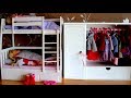 Baby Doll Bunk Bed & Wardrobe , Dolls Bedroom Closet Dress up Baby Born Bedtime & Morning Time
