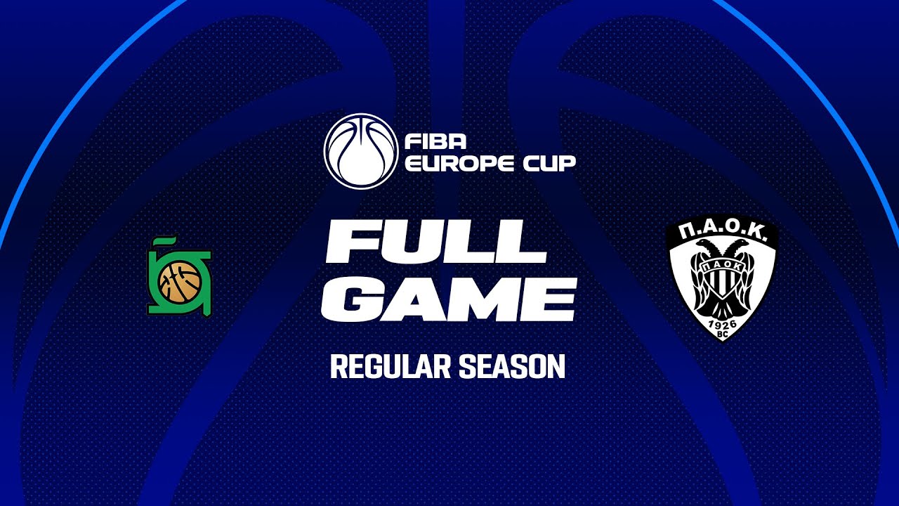 Regular Season | BC Trepca v PAOK BC | Full Basketball Game | FIBA Europe Cup 2025-26
