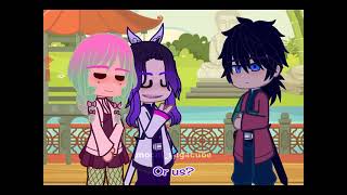 Who's more important? || Demon Slayer || Ft. Mitsuri, Shinobi & Giyu ||