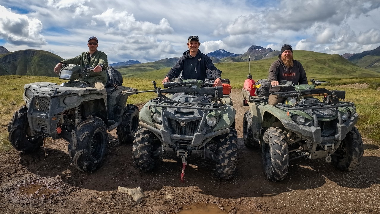 ATV Camping & Exploring Alaska Tundra