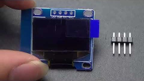 0.96 inch OLED display module White SPI communication 12864 / stm32/51/ routines