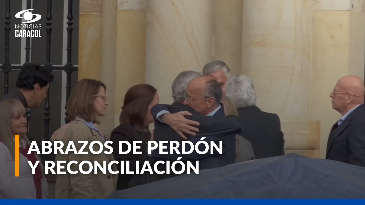 Así fue el acto de perdón de los jesuitas con la familia Llano Narváez por pederastia