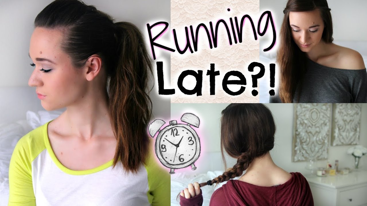 Quick And Easy Hairstyles When Running Late
