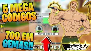 4 MEGA CÓDIGOS COM 1200+ GEMAS PARA O ALL STAR TOWER DEFENSE - GG Games 