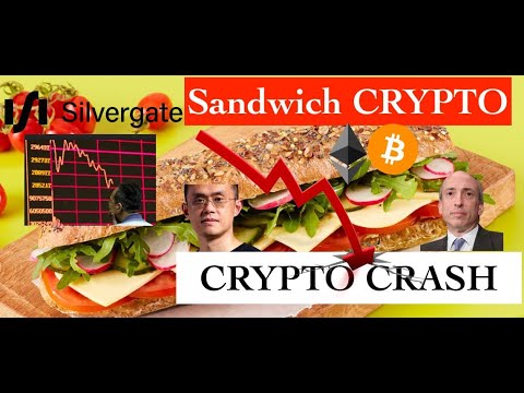 sandwich CRYPTO 🥪🍎🍶 FLASH CRASH A 2H DU MAT 🥶 SILVERGATE, BINANCE ET SEC EN PREMIERE LIGNE : Analyse