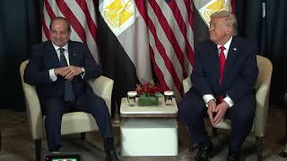RAW VIDEO: President Trump meets with Egyptian President