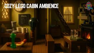 Cozy LEGO Cabin Ambience – Warm Stove Crackles, Clock Ticks, Gentle Floor Creaks | 1 Hour of Calm screenshot 4
