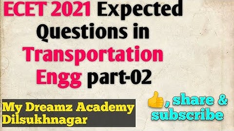 TE ECET 2021 EXPECTED QUESTIONS PART-2