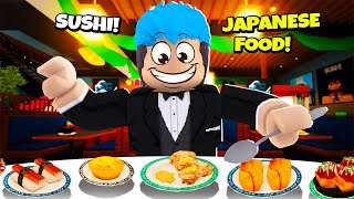 Eating In Conveyor Sushi Restaurant Roblox Kumain Ako Ng Sushi Ng Libre