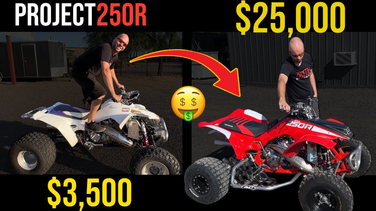 INSANE Transformation of a 1987 Honda TRX250R - Classic ATV