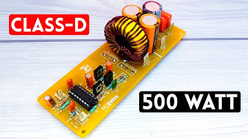 Class D 500W Amplifier TL494.