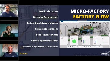 DELMIA digital simulation for on-site microfactories