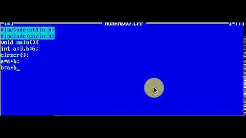 part 2:- How to swap two numbers without using the third variable. (C programming)