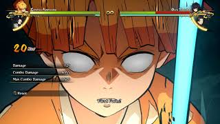 Zenitsu Max Damage Optimal Combo - Demon Slayer Hinokami Chronicles