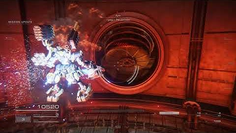 ARMORED CORE VI : EPHEMERA boss fight and escape from the reactor core