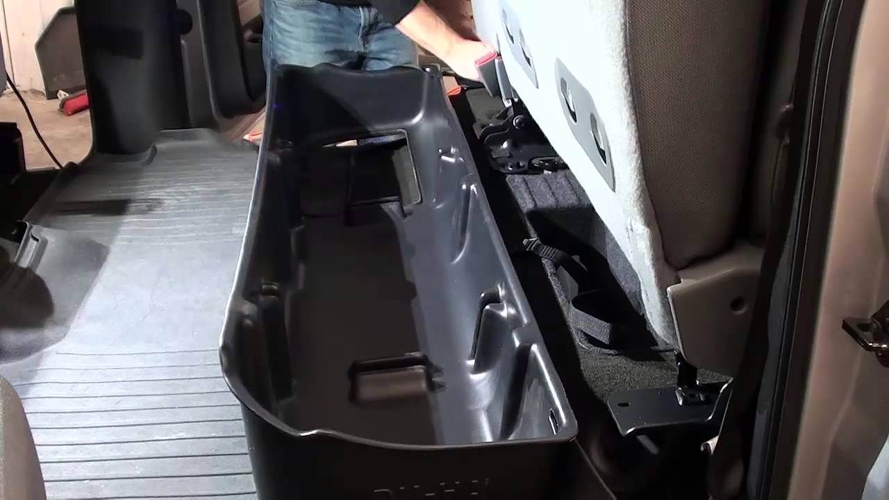 Du-Ha Underseat Storage Bin Installation - YouTube