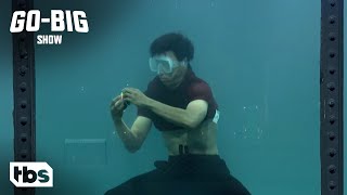 Go Big Show: Thomas Vu Solves Rubik’s Cubes On A Burning Rope And Underwater (Clip) | TBS