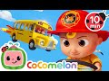 Wheels on the Bus 🚌 10 Min Kids Song | Fun Cartoon Ride | Tiny Tales TV