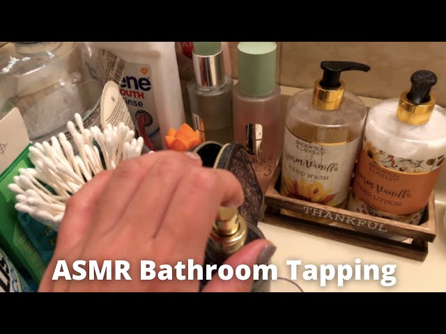ASMR Tapping Around the Bathroom