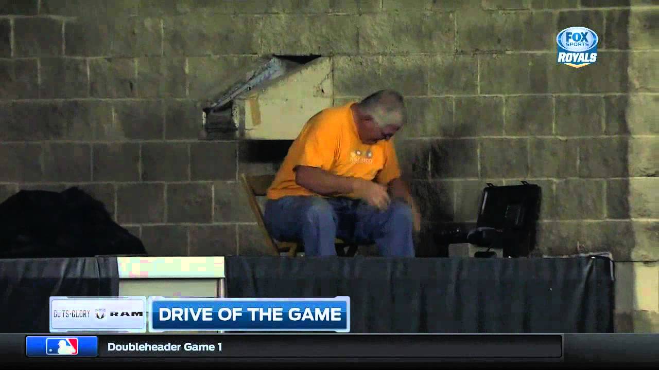 When you set up home run fireworks for the wrong team