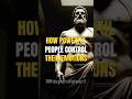 How Powerful People Control Their Emotions | Stoicism