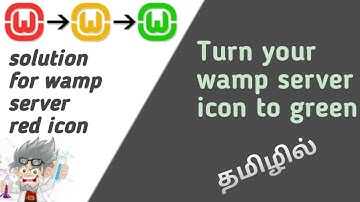 turn wamp server icon red to green