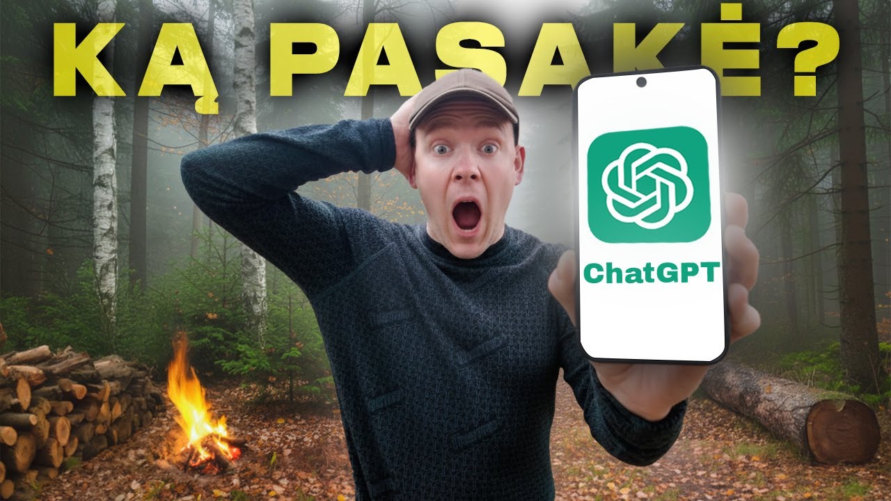 Praleidžiu Naktį Miške Darydamas Viską, Ką Liepia Dirbtinis Intelektas