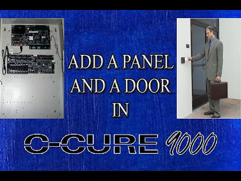 Add A Panel and Door in Ccure 9000