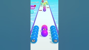 Ball Run 2048 - Gameplay Walkthrough Tutorial Levels 69 (iOS)