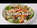 Vegan Roasted Pumpkin Bowl (cozy fall recipe) 🍂🎃