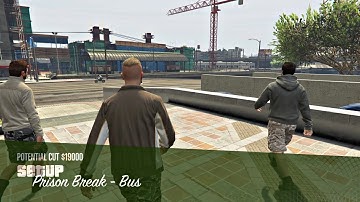 GTA 5 : Setup Heist "Prison Break - Bus"