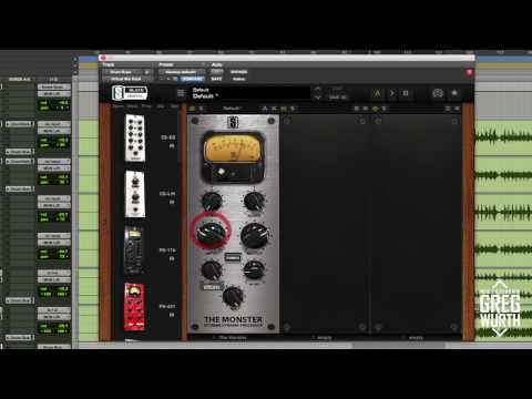 Using The Monster by Slate Digital on Drums