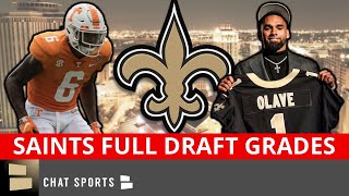 Saints Draft Grades: All 7 Rounds From 2022 NFL Draft Ft Chris Olave, Trevor Penning, Alontae Taylor